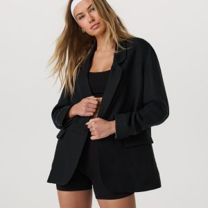 Trestles Twill Blazer | Black