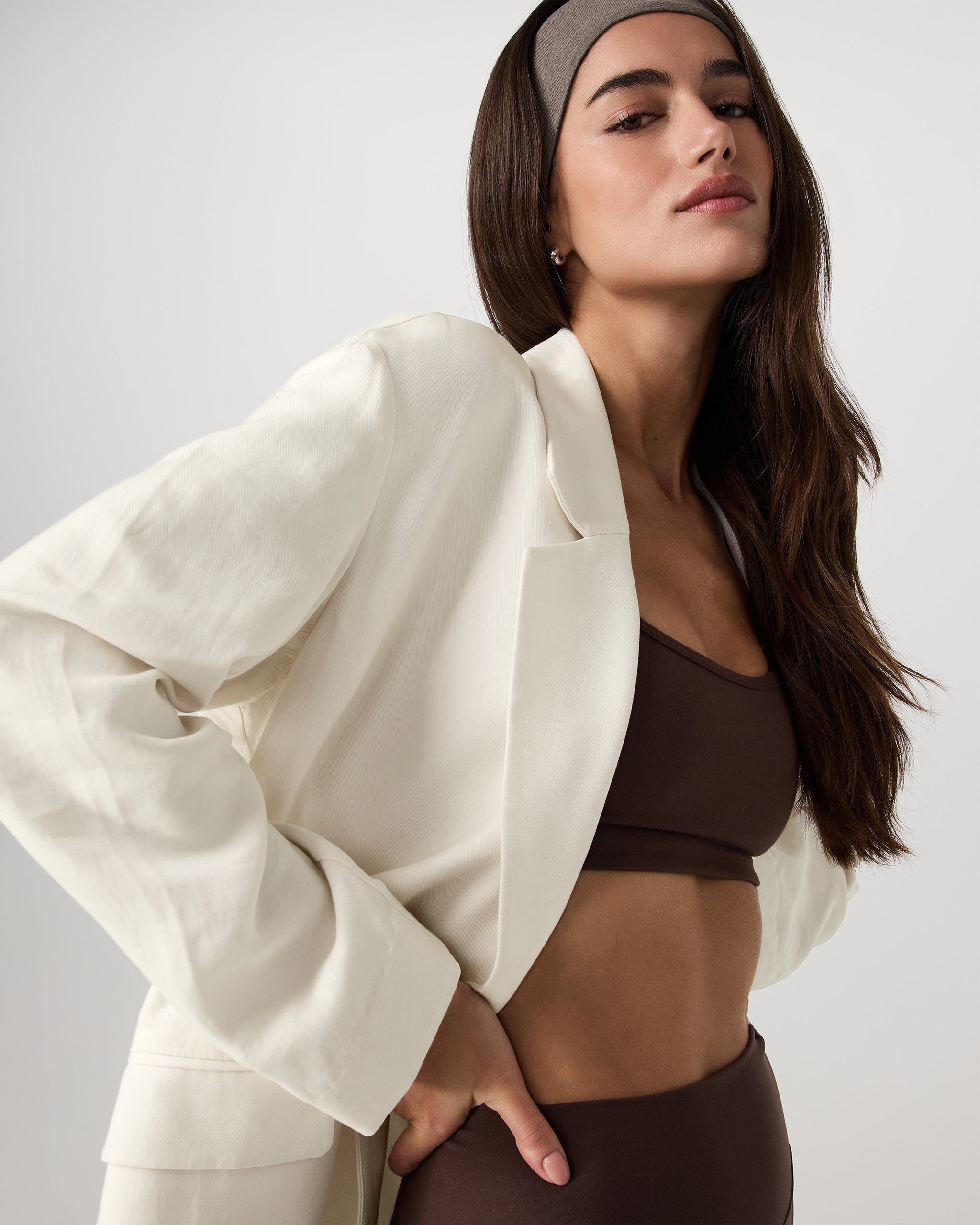 Trestles Twill Blazer | Marshmallow - Image 2