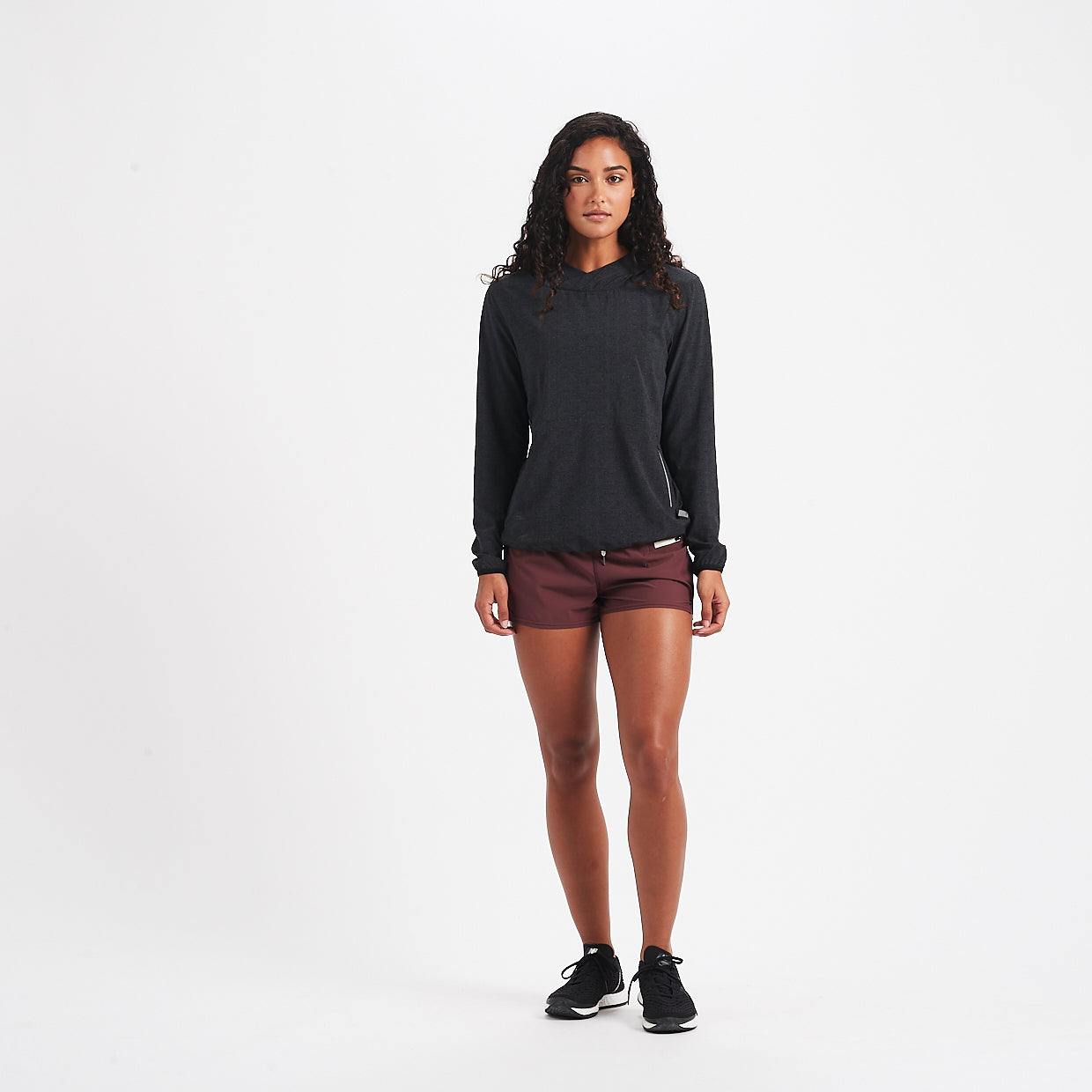 Westerly Packable Pullover | Charcoal Twill Texture - Image 3
