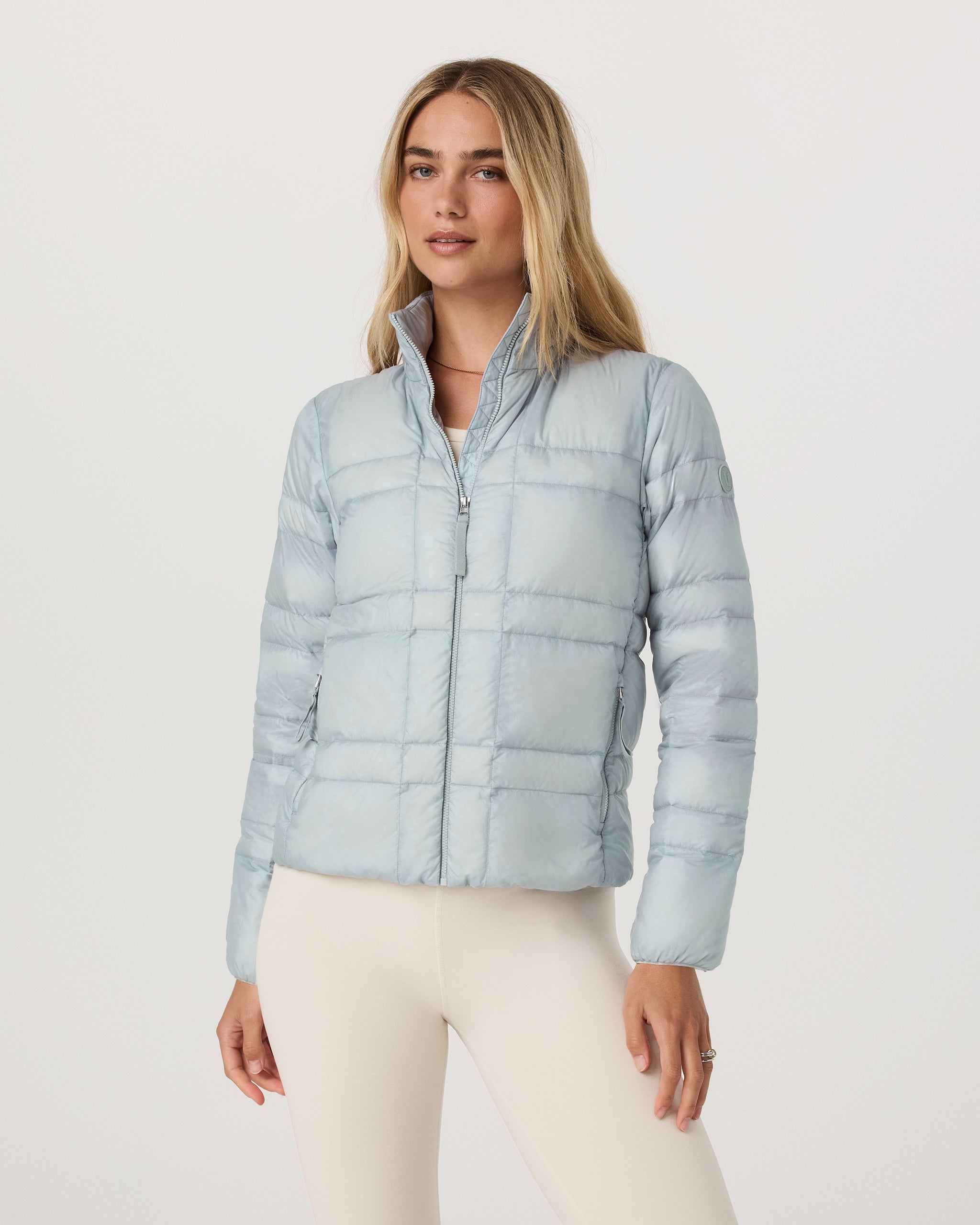 Women's Coordinate Packable Down Jacket | Blue Haze - Image 5
