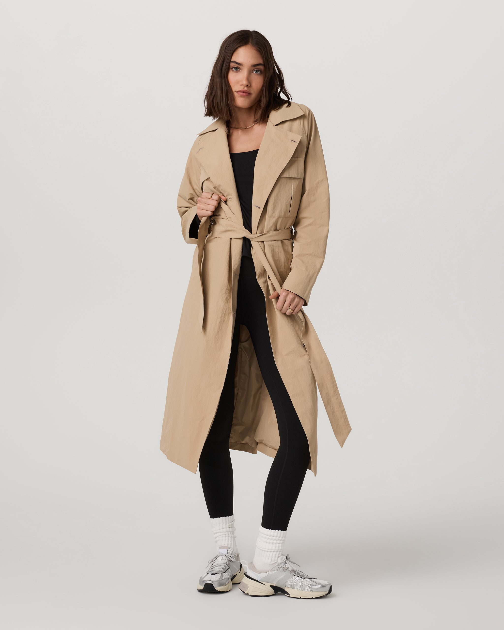 Rhodes Trench Coat | Khaki - Image 2