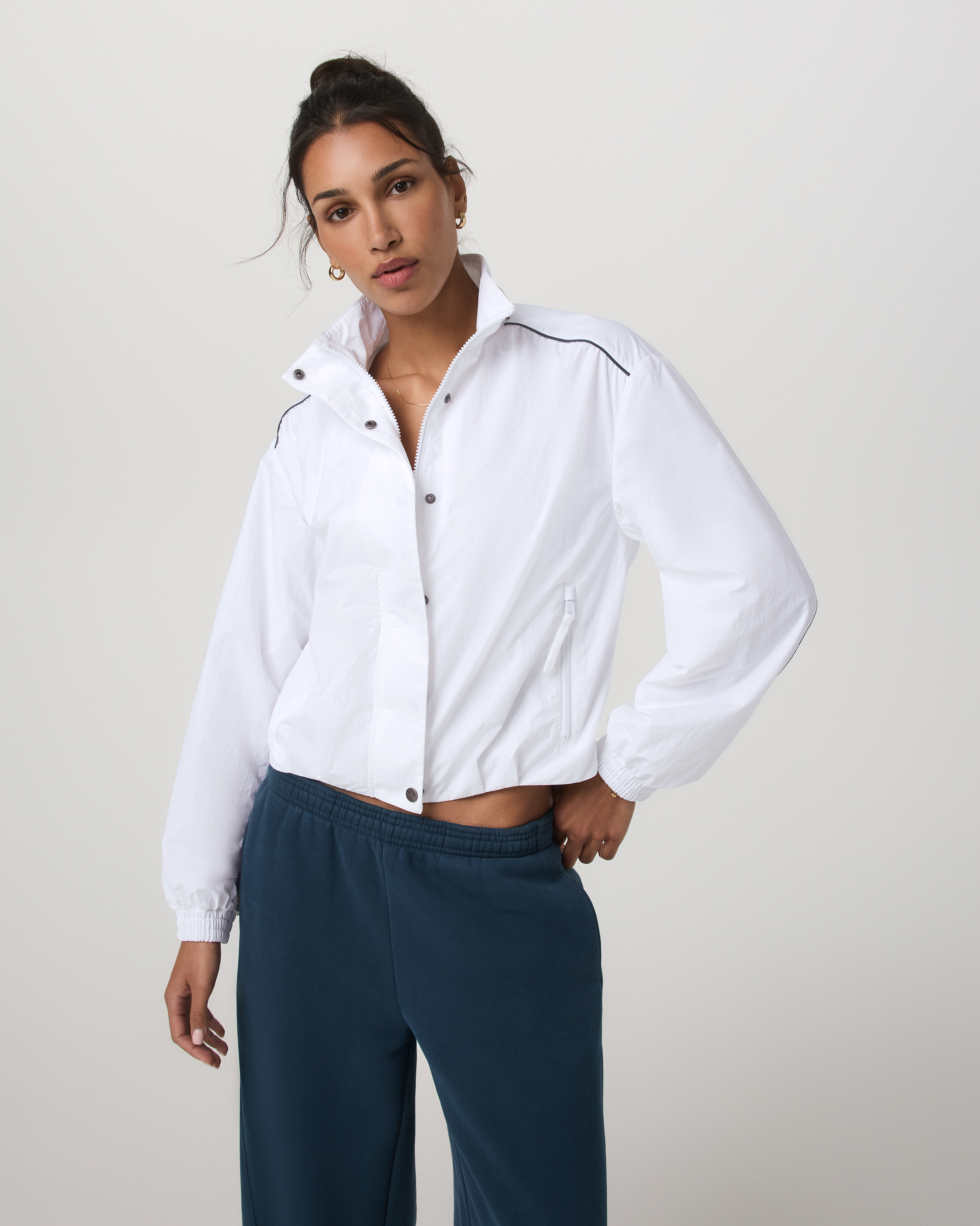 Eaton Fitness Jacket | White - Image 2