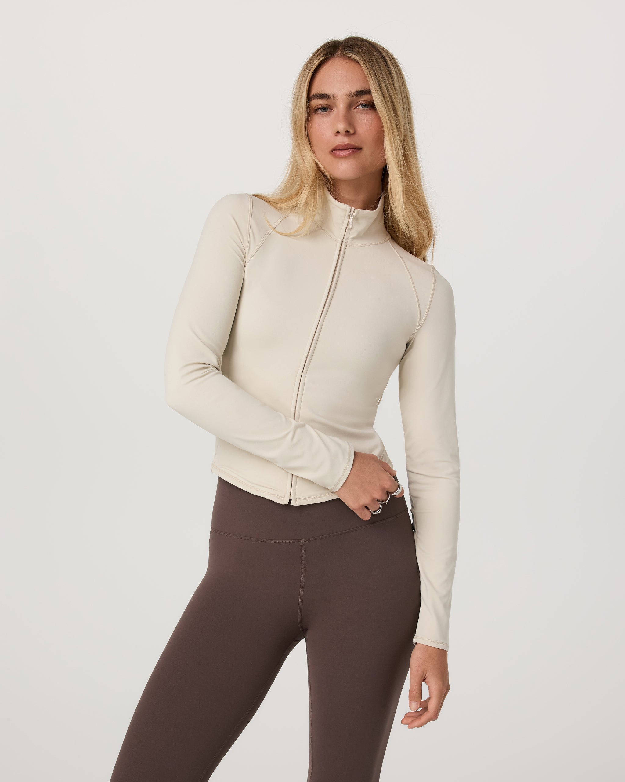 Vuori AllTheFeels™ Full Zip | Bone