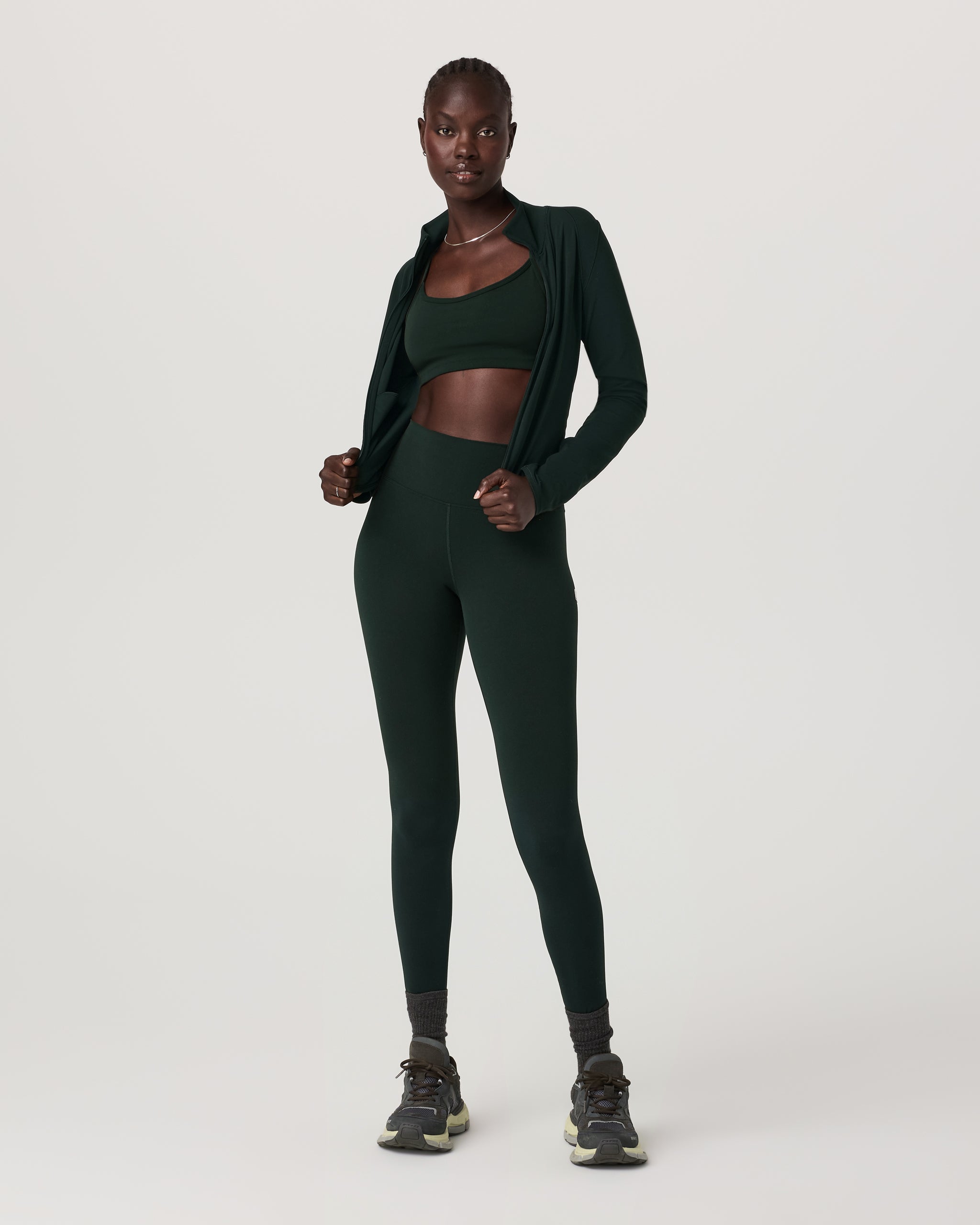 Vuori AllTheFeels™ Full Zip | Evergreen - Image 2