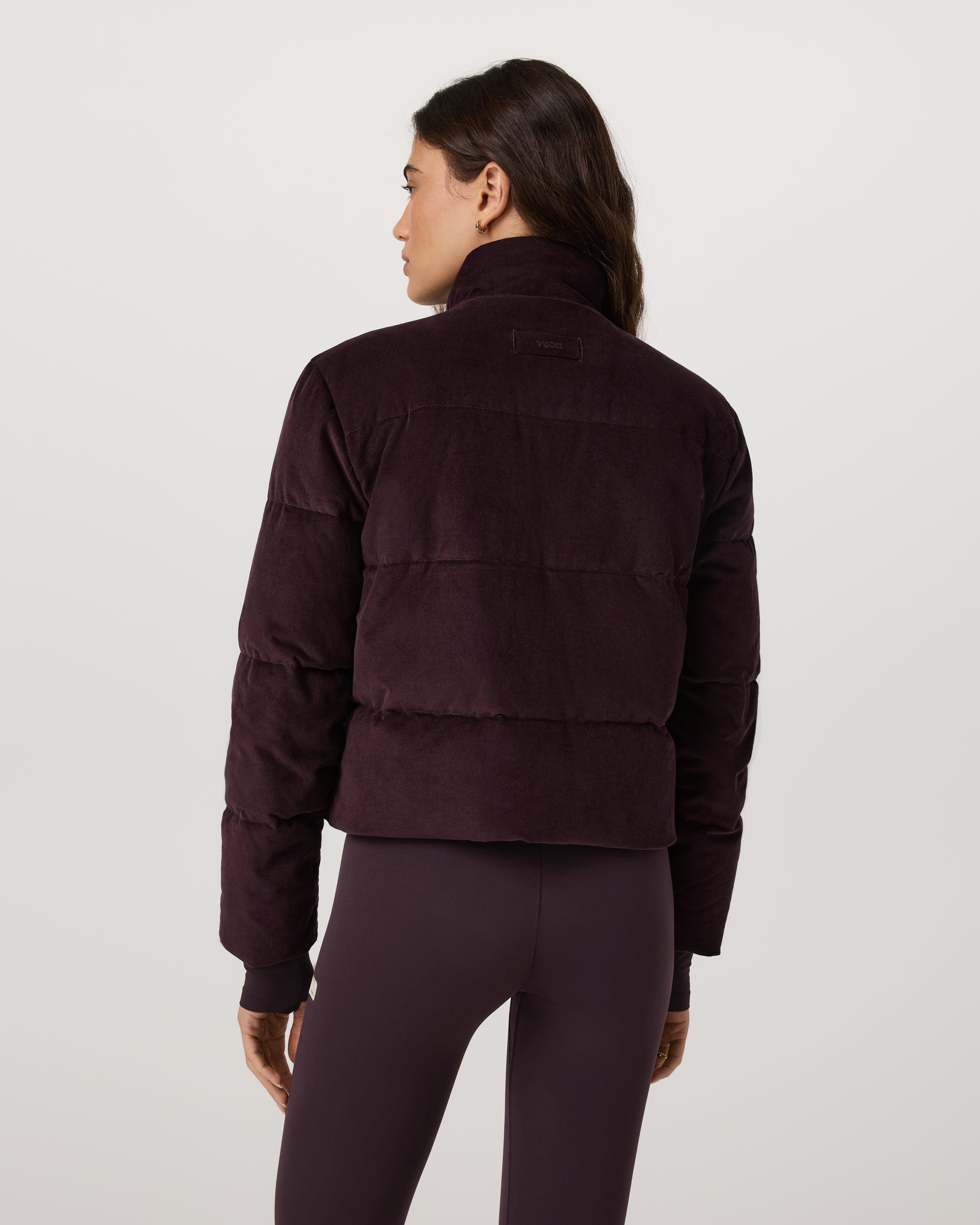 Carmel Corduroy Puffer | Raisin - Image 3