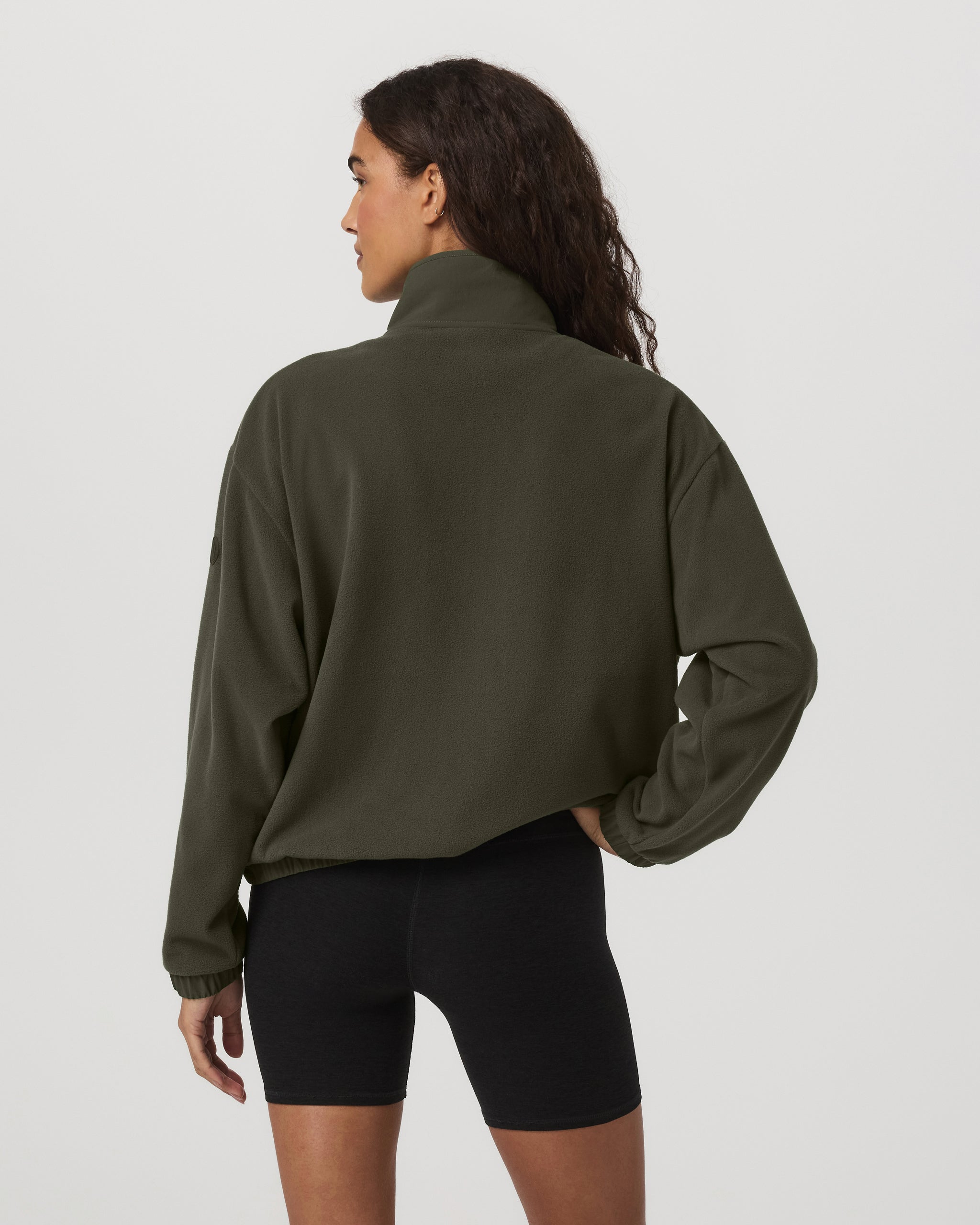 Women's Aspen Half Zip | Olive - Image 3