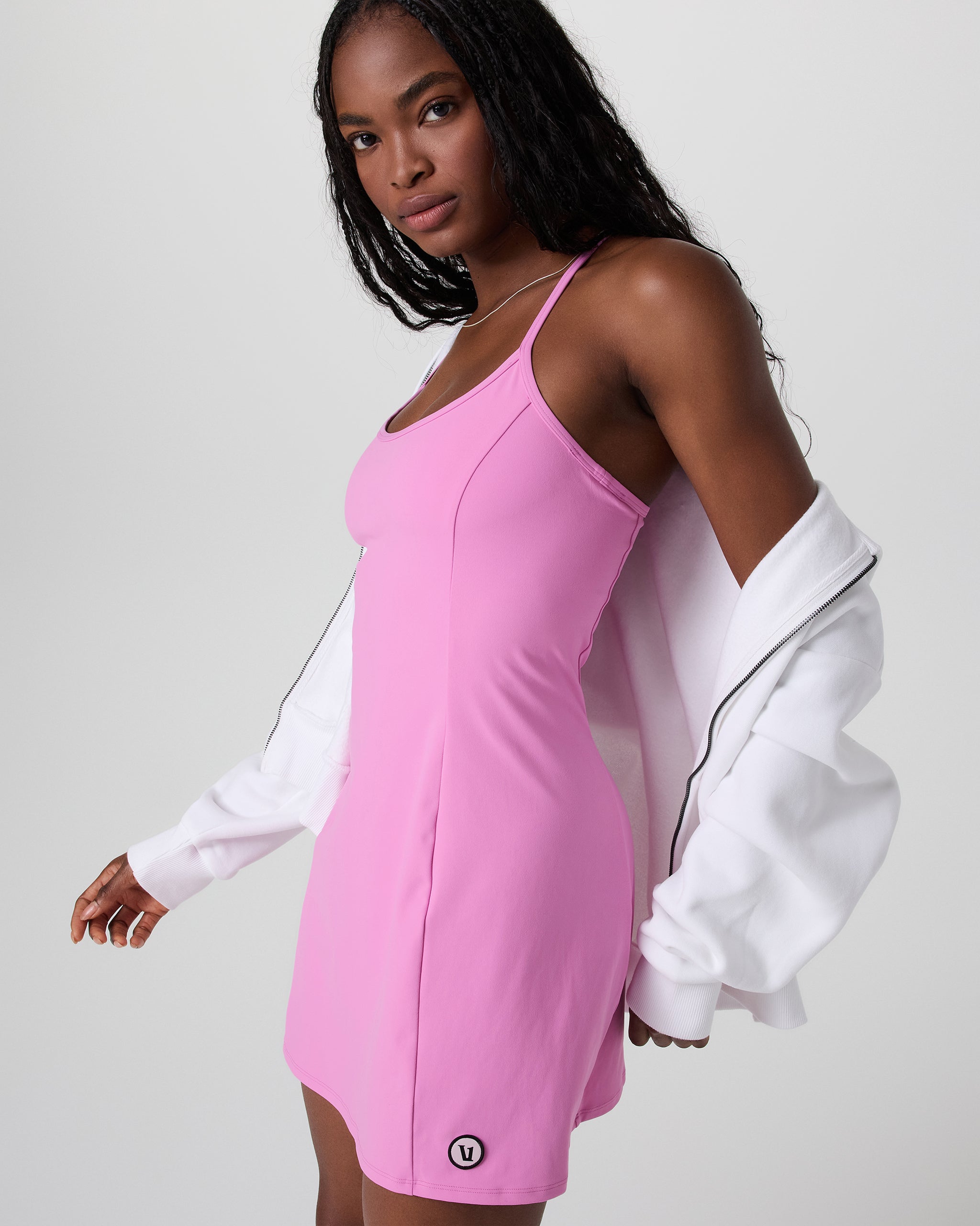 One Shot Tennis Dress | Azalea Pink - Image 4