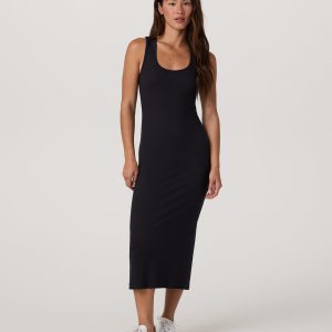Pose Scoop Dress | Black