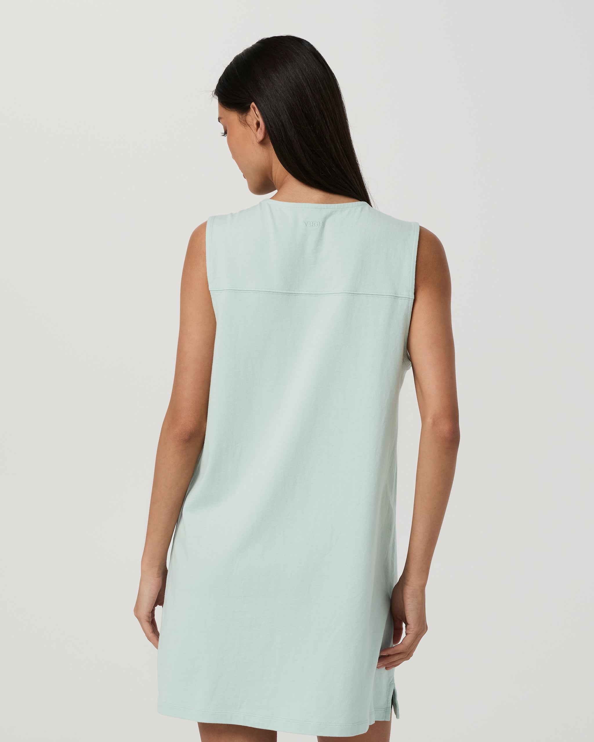 Heavyweight Cotton Easy Dress | Seaside - Image 3