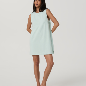 Heavyweight Cotton Easy Dress | Seaside