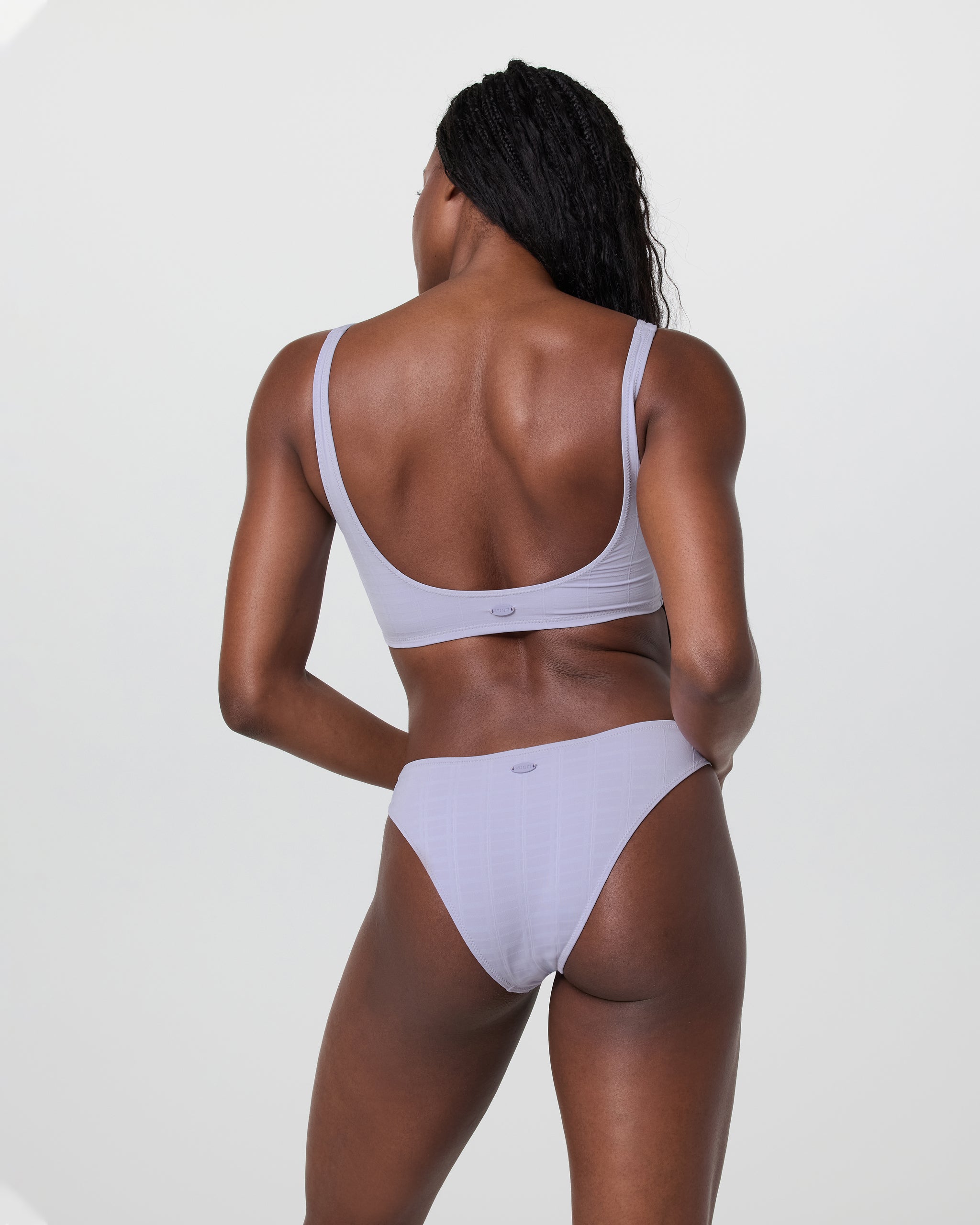 Classic Plaid Bikini Bottom | Lavender Mist - Image 3