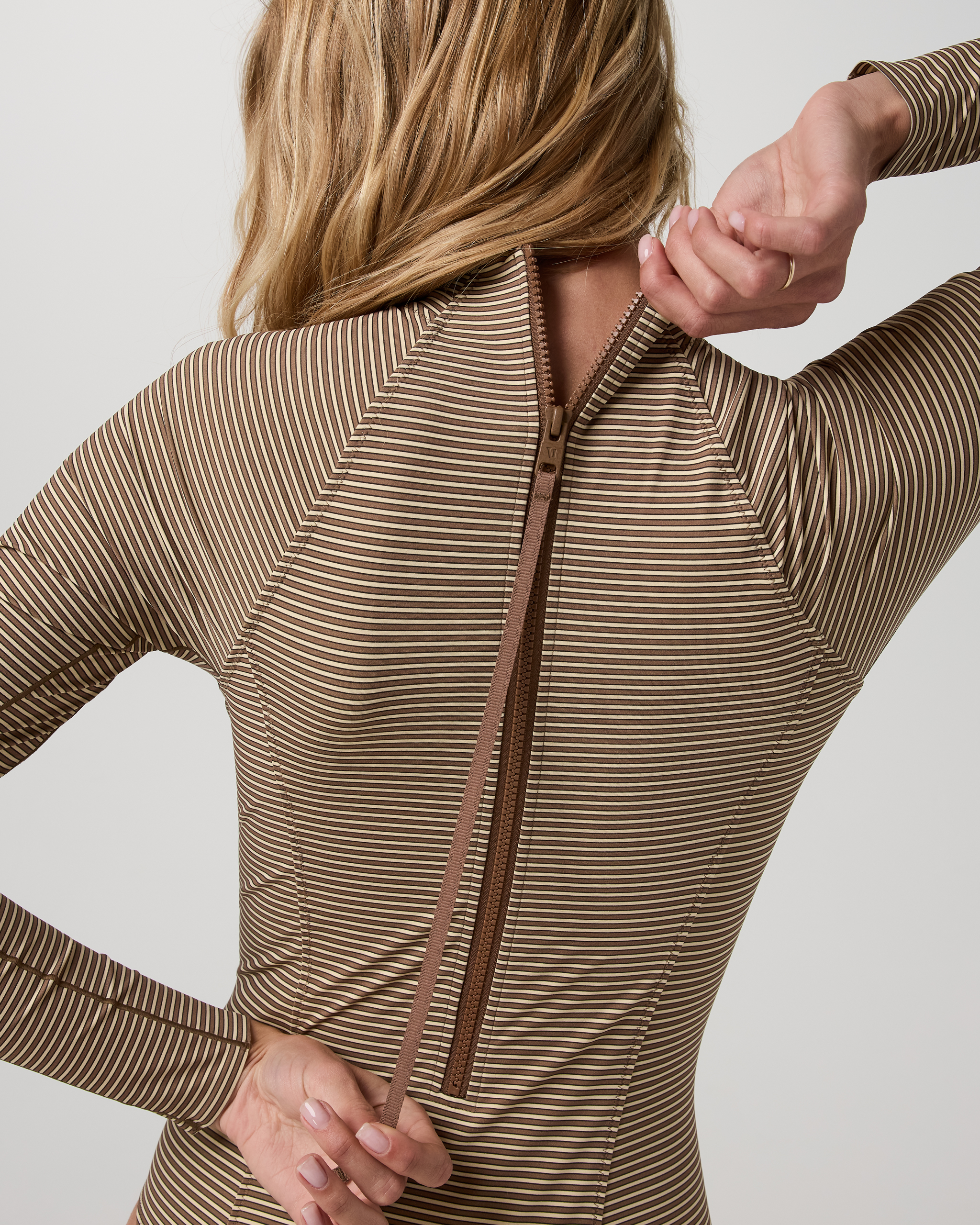Long Sleeve Crush Paddle Suit | Rio Stripe - Image 2