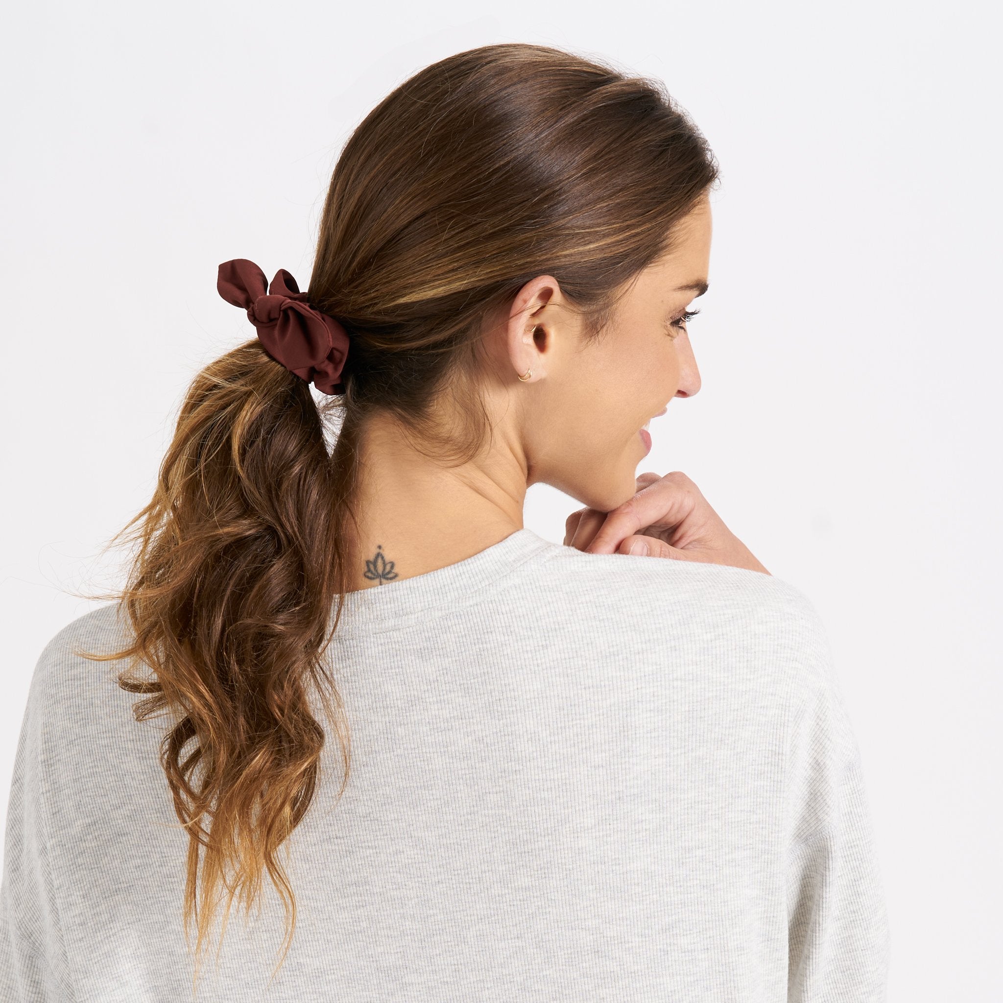 Tie Scrunchy | Brick - Image 2