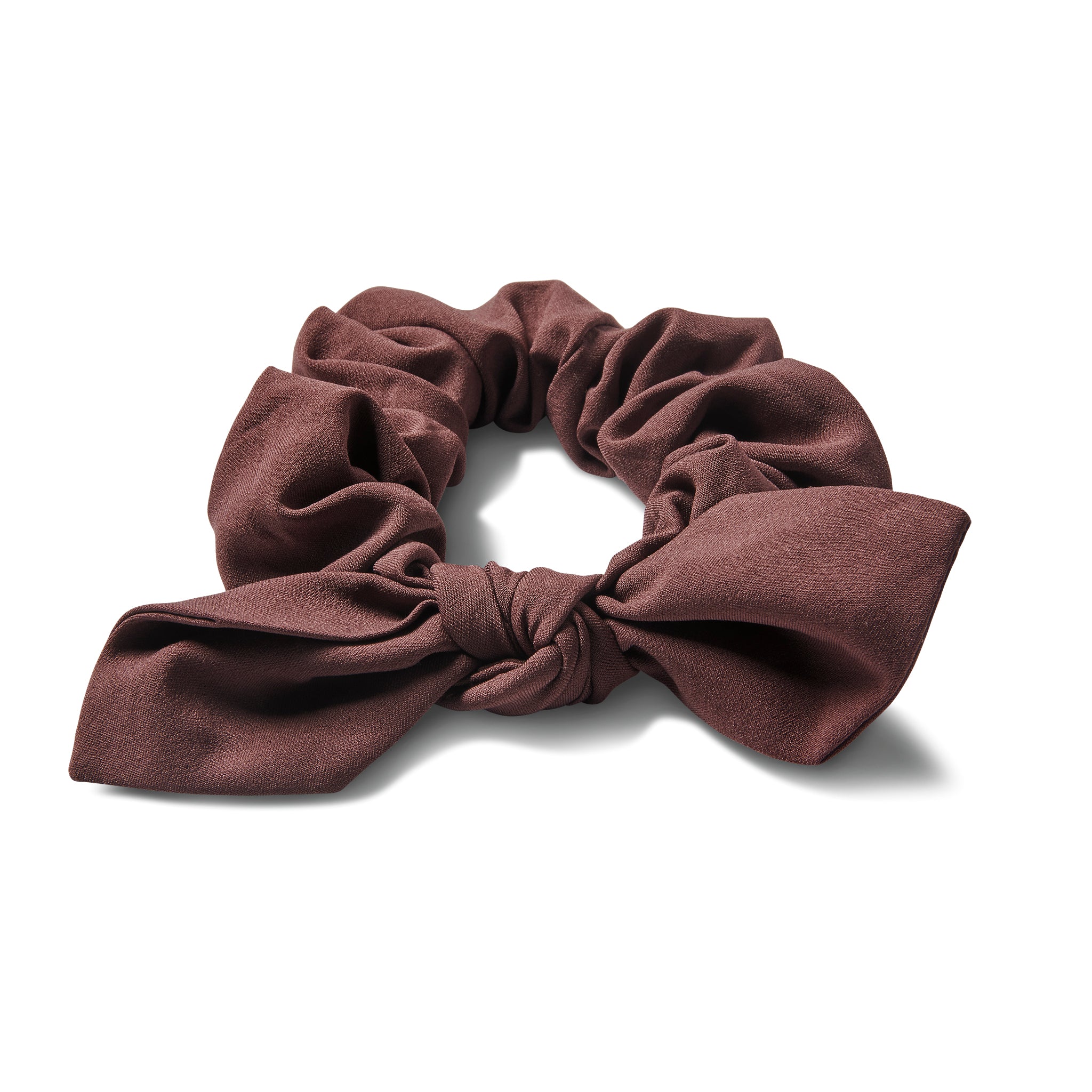 Tie Scrunchy | Chestnut - Image 4