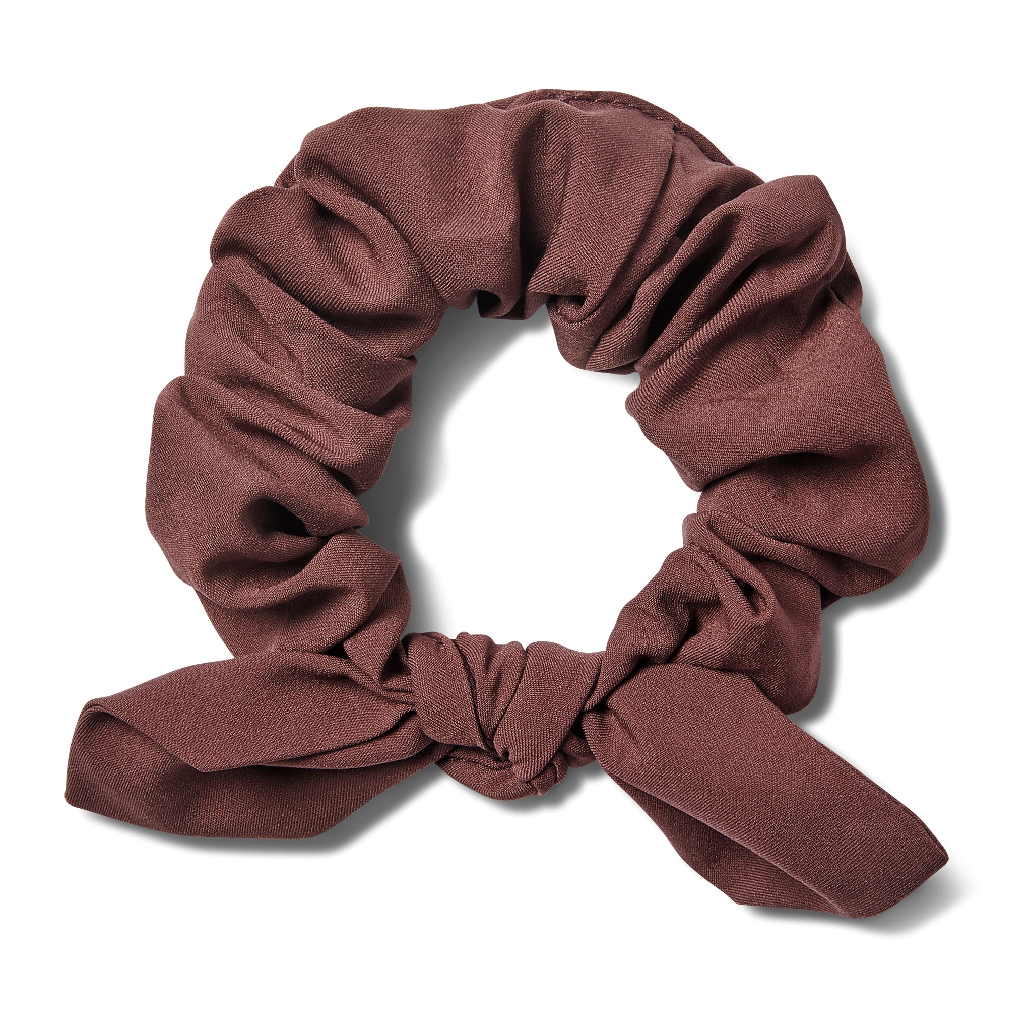 Tie Scrunchy | Chestnut - Image 3