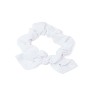 Tie Scrunchy | White