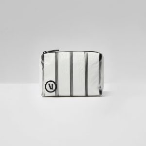 ALOHA-Mini Pouch | Black Charter Stripe
