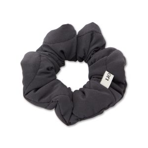 Quilted Puff Scrunchie | Black
