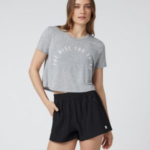 The Rise The Shine Tee | Heather Grey