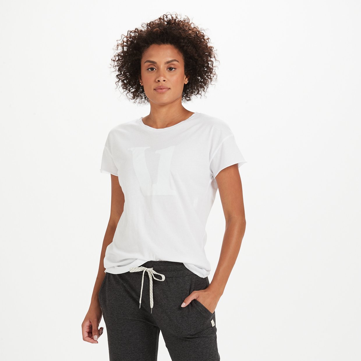 Women's V1 Logo Tee | White