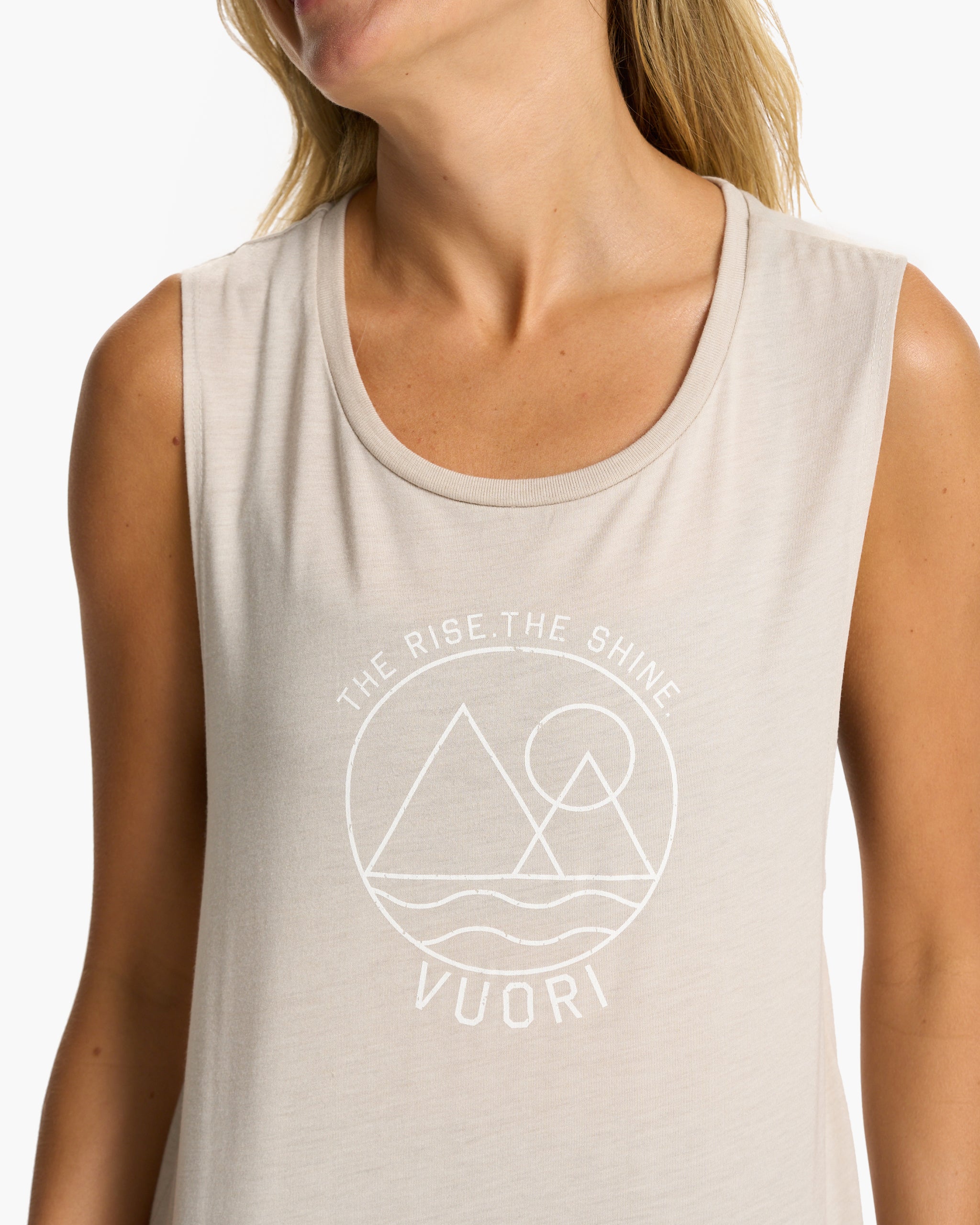 The Rise The Shine Tank | Heather Dust - Image 3