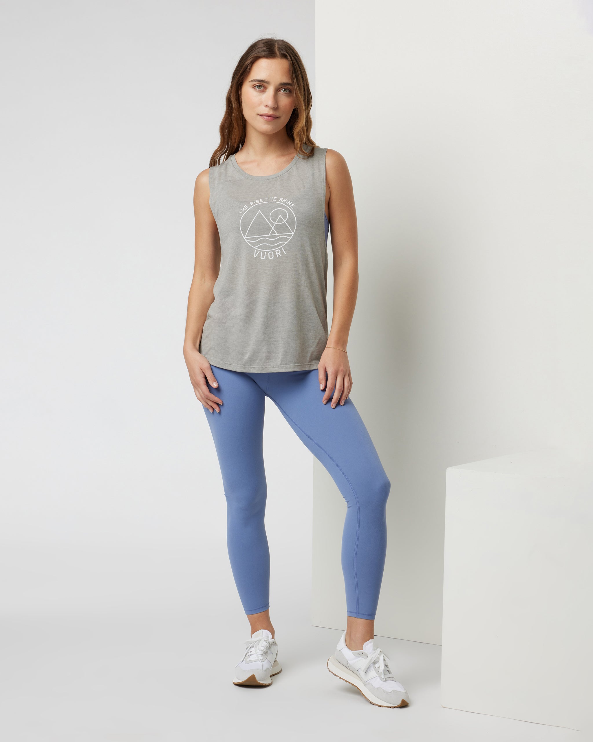 The Rise The Shine Tank | Stone Heather - Image 4
