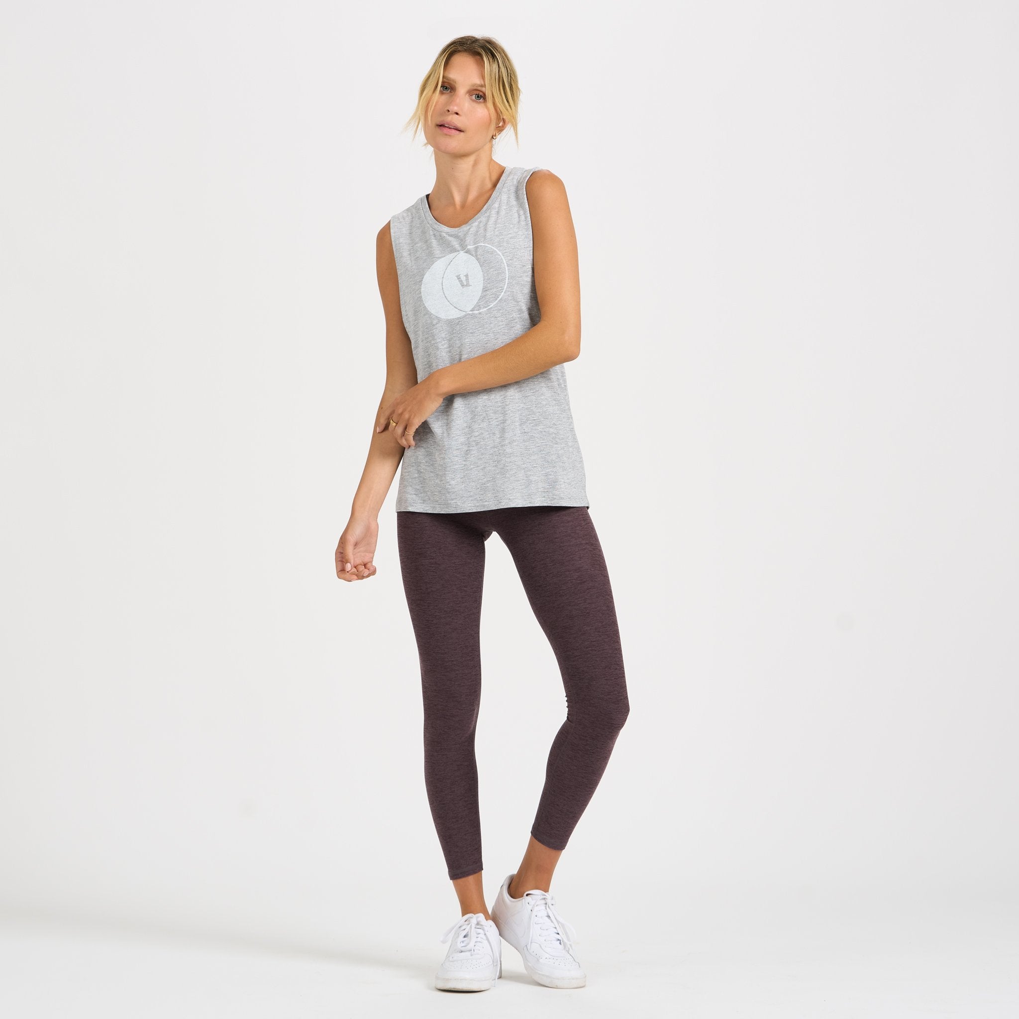 V1 Overlap Tank | Light Heather Grey - Image 3
