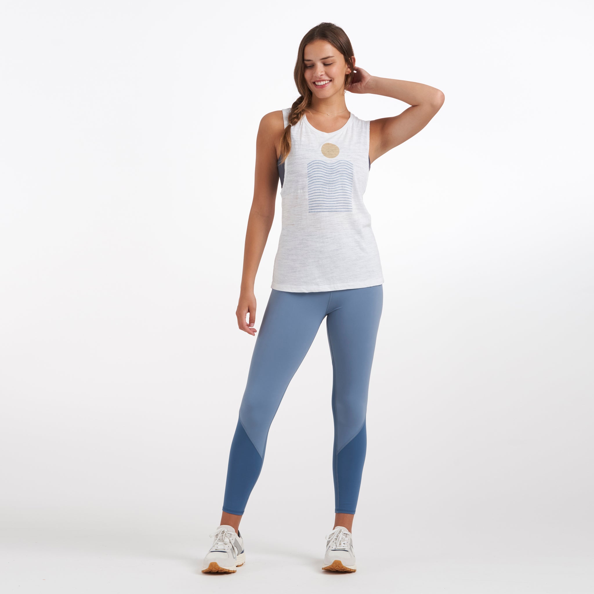 Horizon Tank | White Slub - Image 3