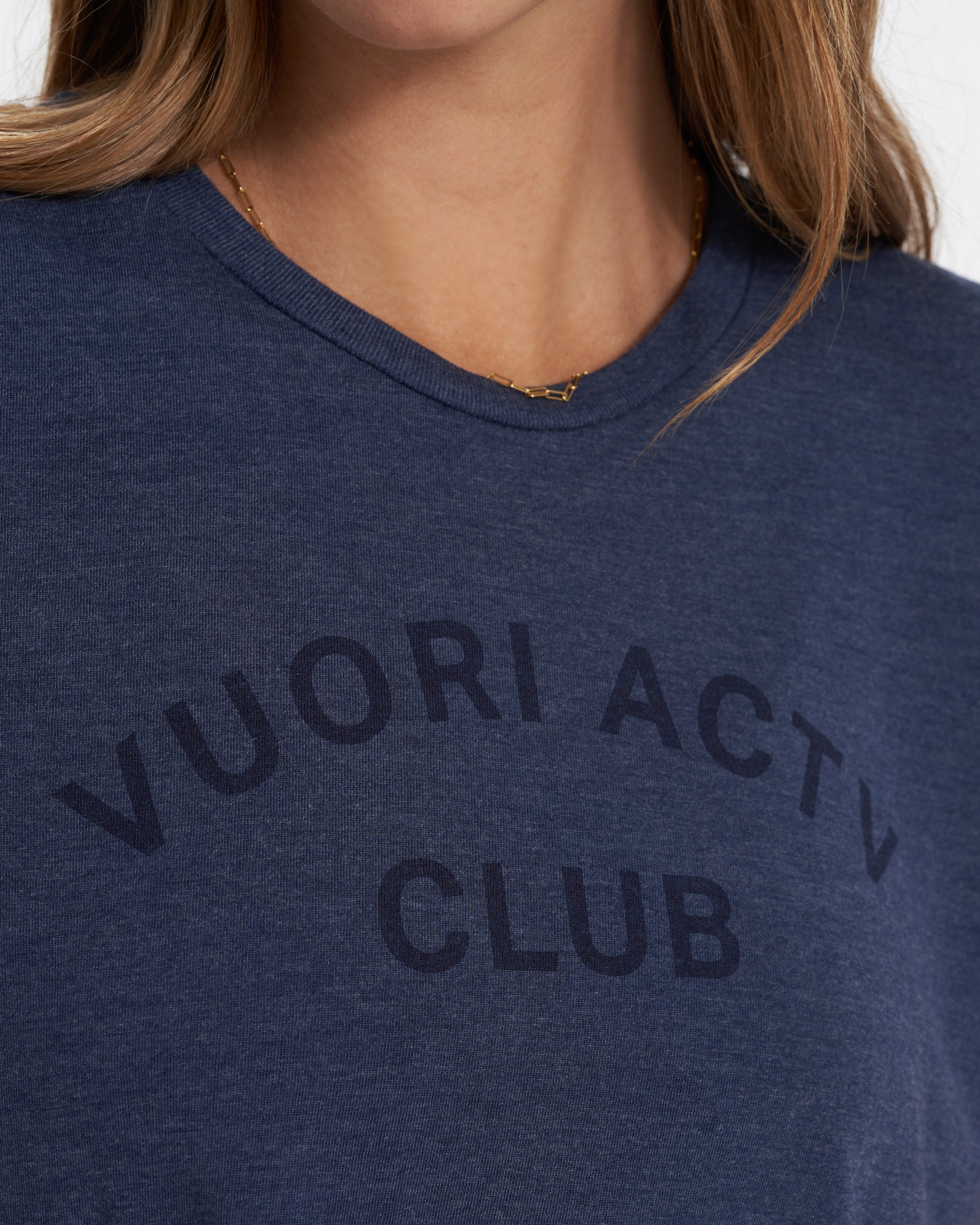ACTV Club Tee | Navy Heather - Image 3
