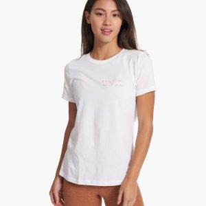 Script Tee | White
