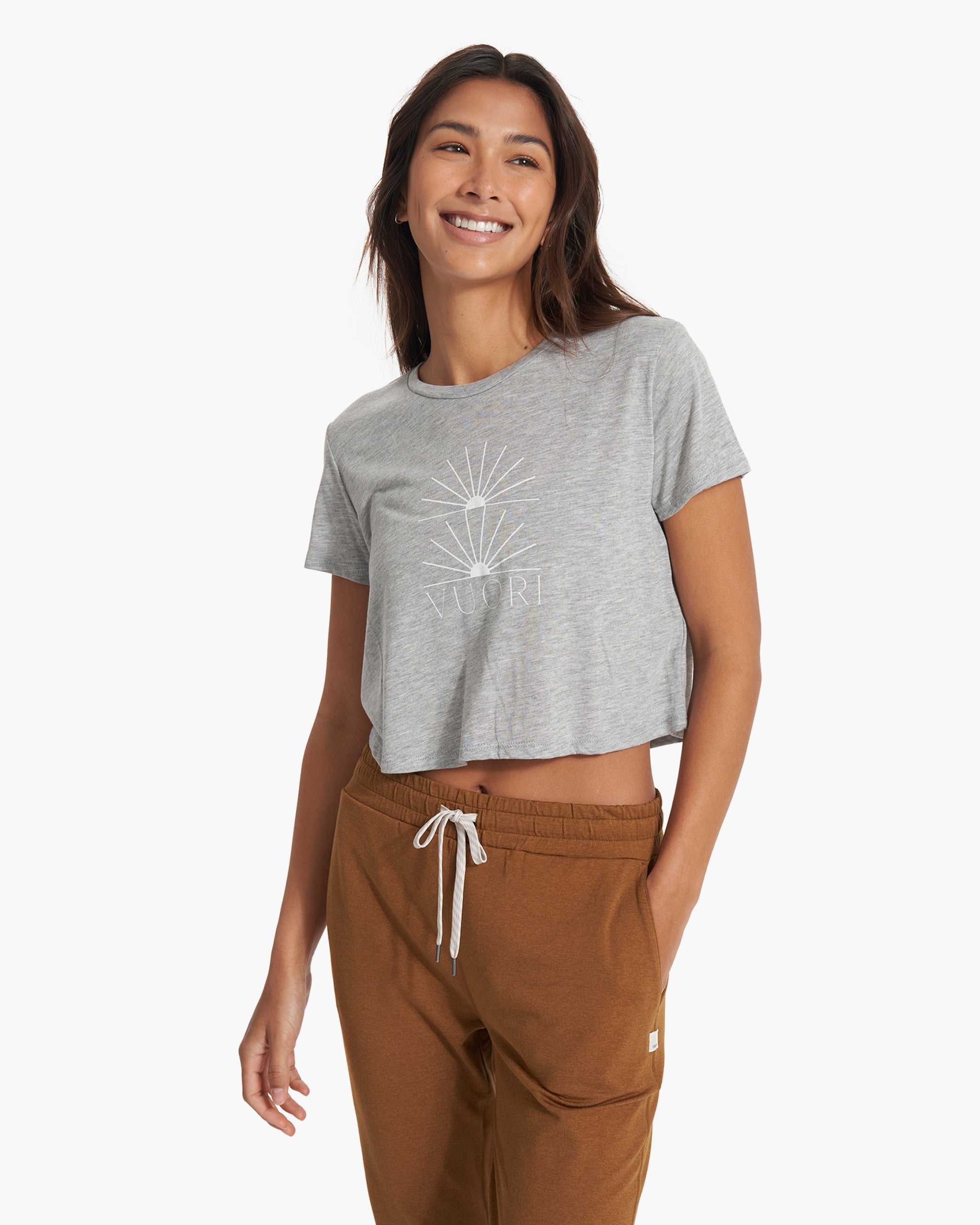 Coast Modern Tee | Heather Grey - Image 2