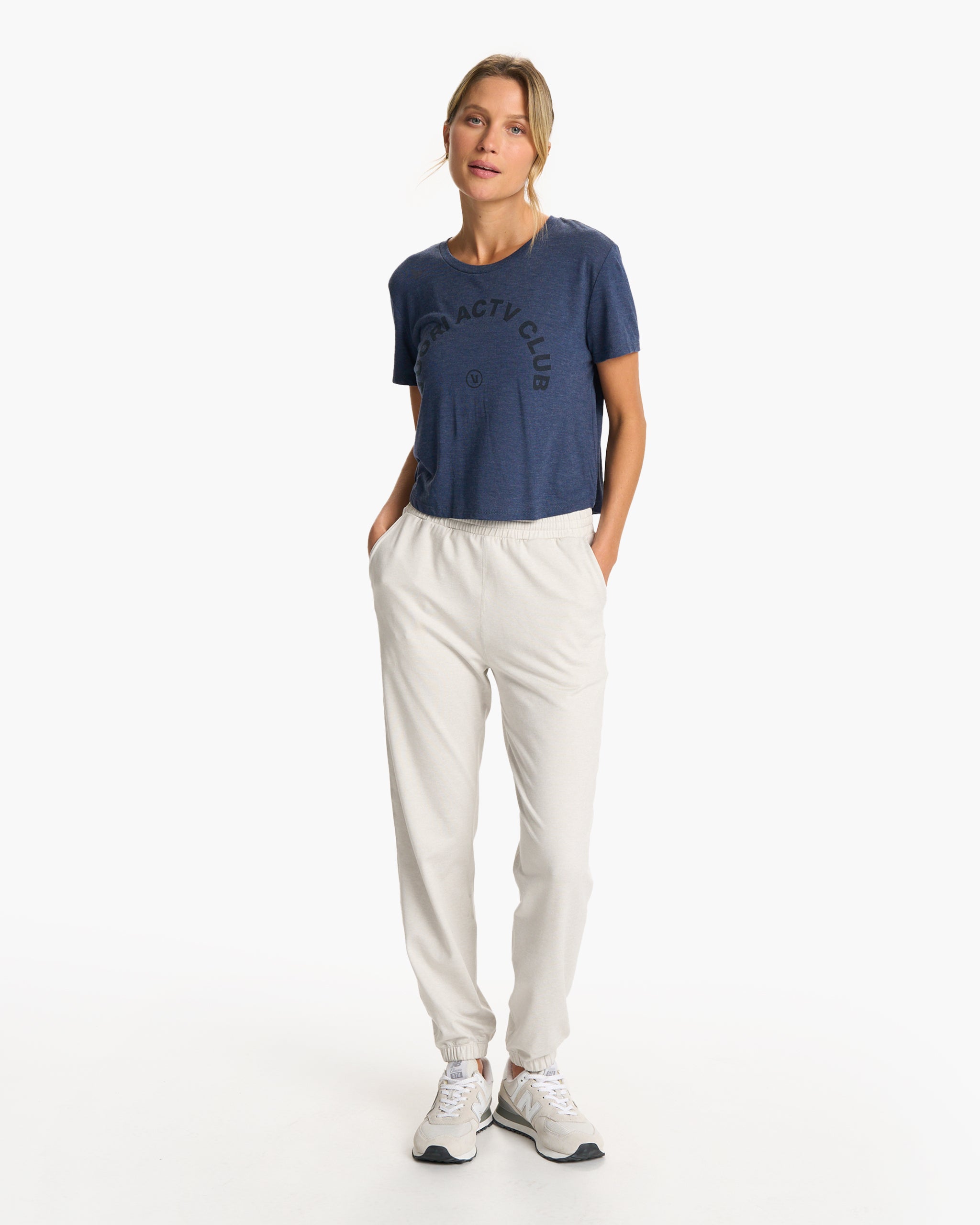 ACTV Club Tee 2.0 | Heather Navy - Image 4