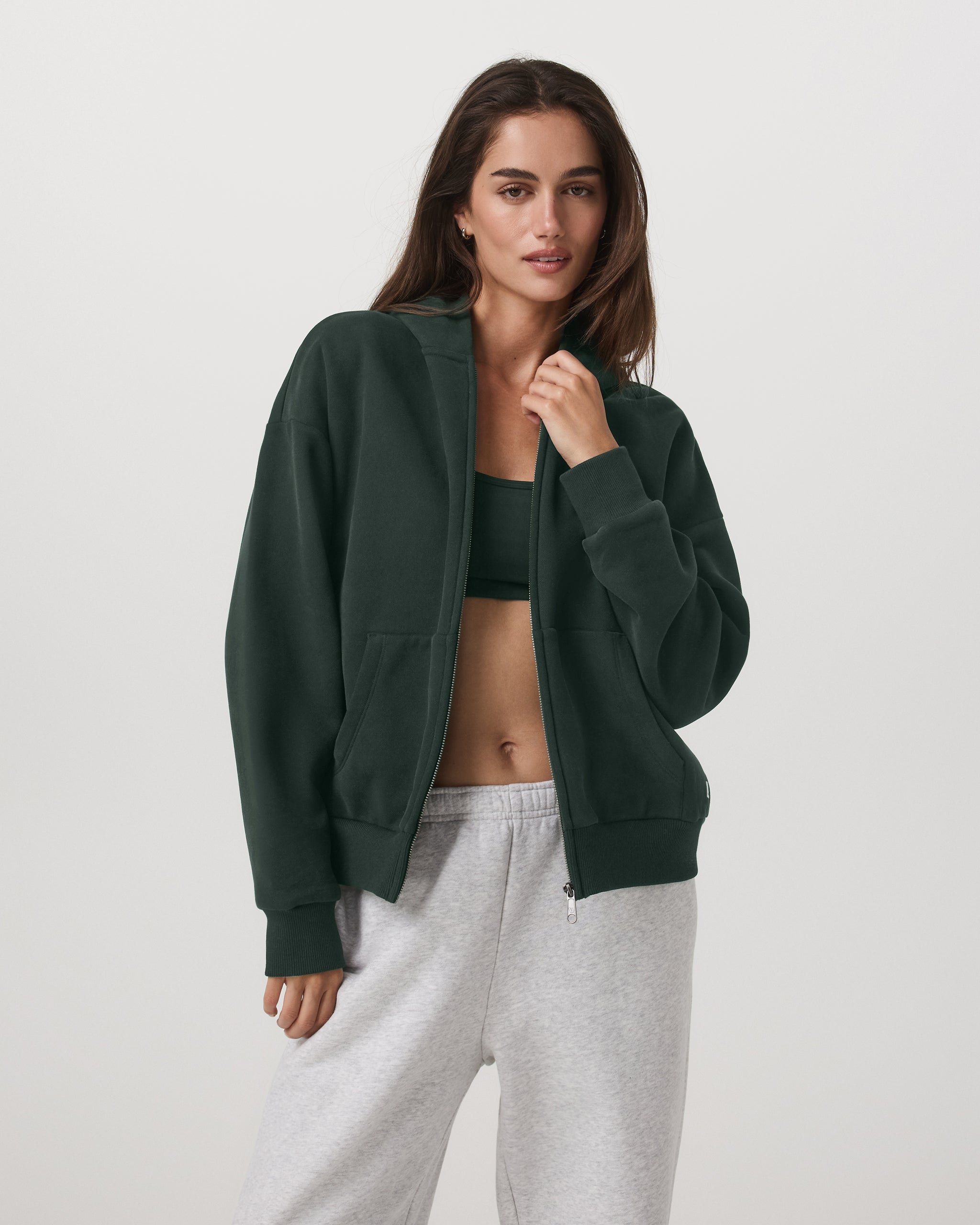 Restore Full Zip Hoodie | Evergreen - Image 5