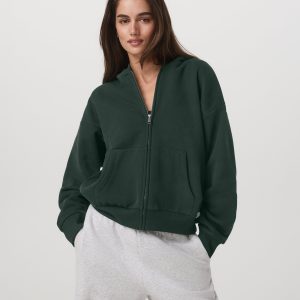 Restore Full Zip Hoodie | Evergreen